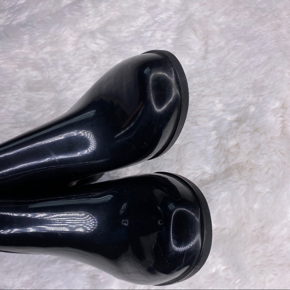 J. Crew Black Rain Booties - Picture 6 of 6